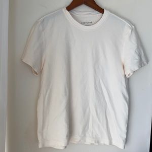 EVERLANE 🪬 The Premium-Weight Crew | Large | Uniform Cream |